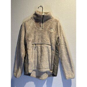 The North Face Osito (Women's MEDIUM) Pullover 1/4 Zip Soft Jacket Ivory